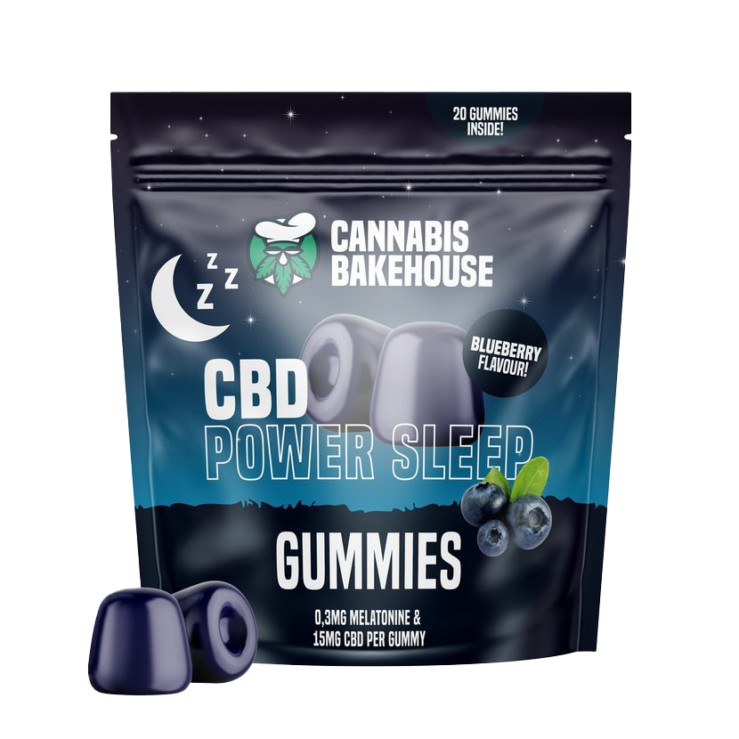 Cannabis Bakehouse - Power Sleep CBD Желирани Бонбони с Мелатонин