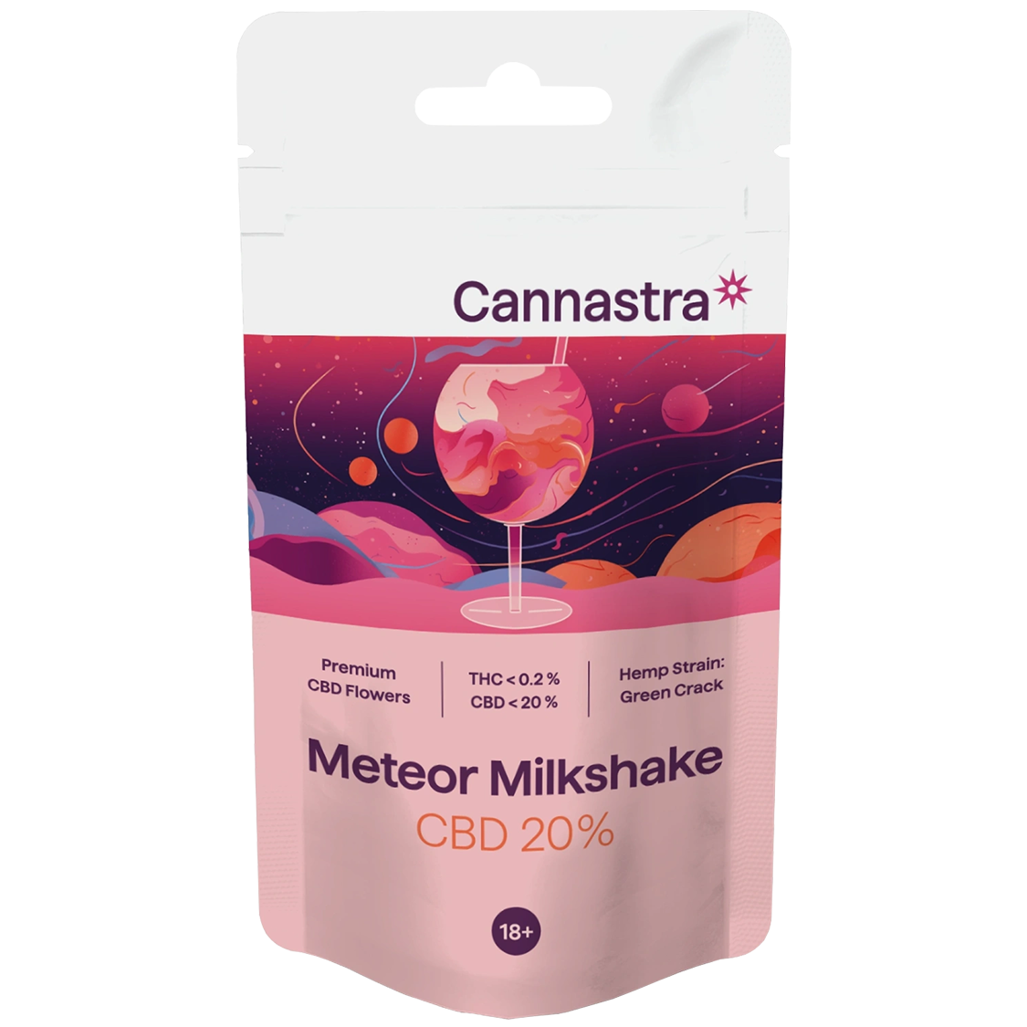 Cannastra Meteor Milkshake - Чай от CBD Цветя