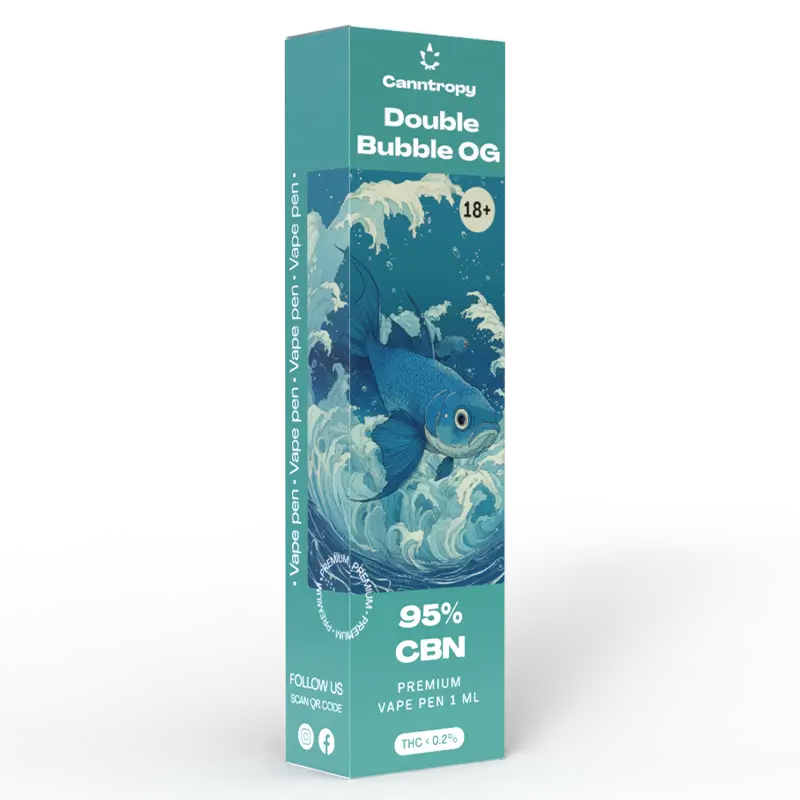Canntropy Double Bubble OG - Еднократен CBN Вейп 1мл