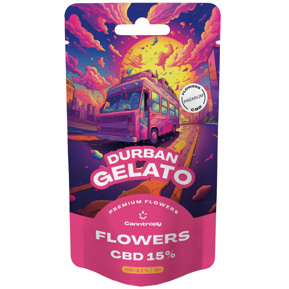 Canntropy Durban Gelato - Чай от CBD Цветя