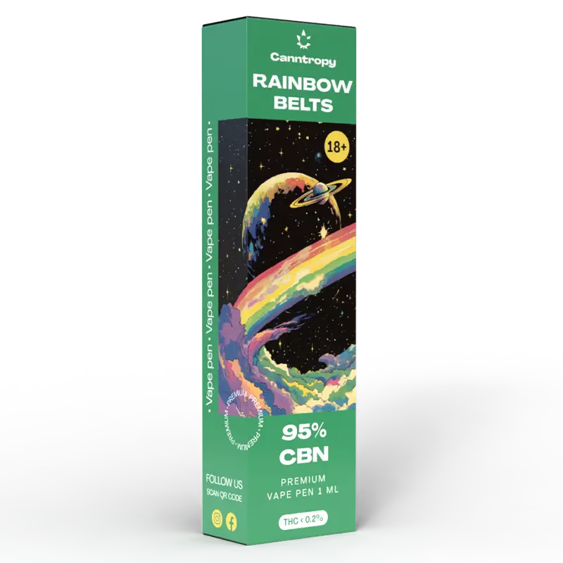 Canntropy Rainbow Belts - Еднократен CBN Вейп 1мл
