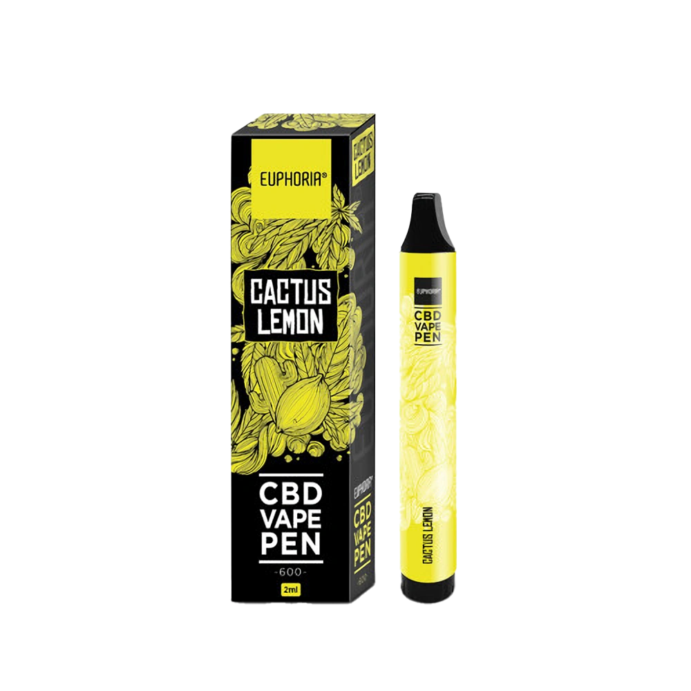 Euphoria Cactus Lemon - Еднократен CBD Вейп