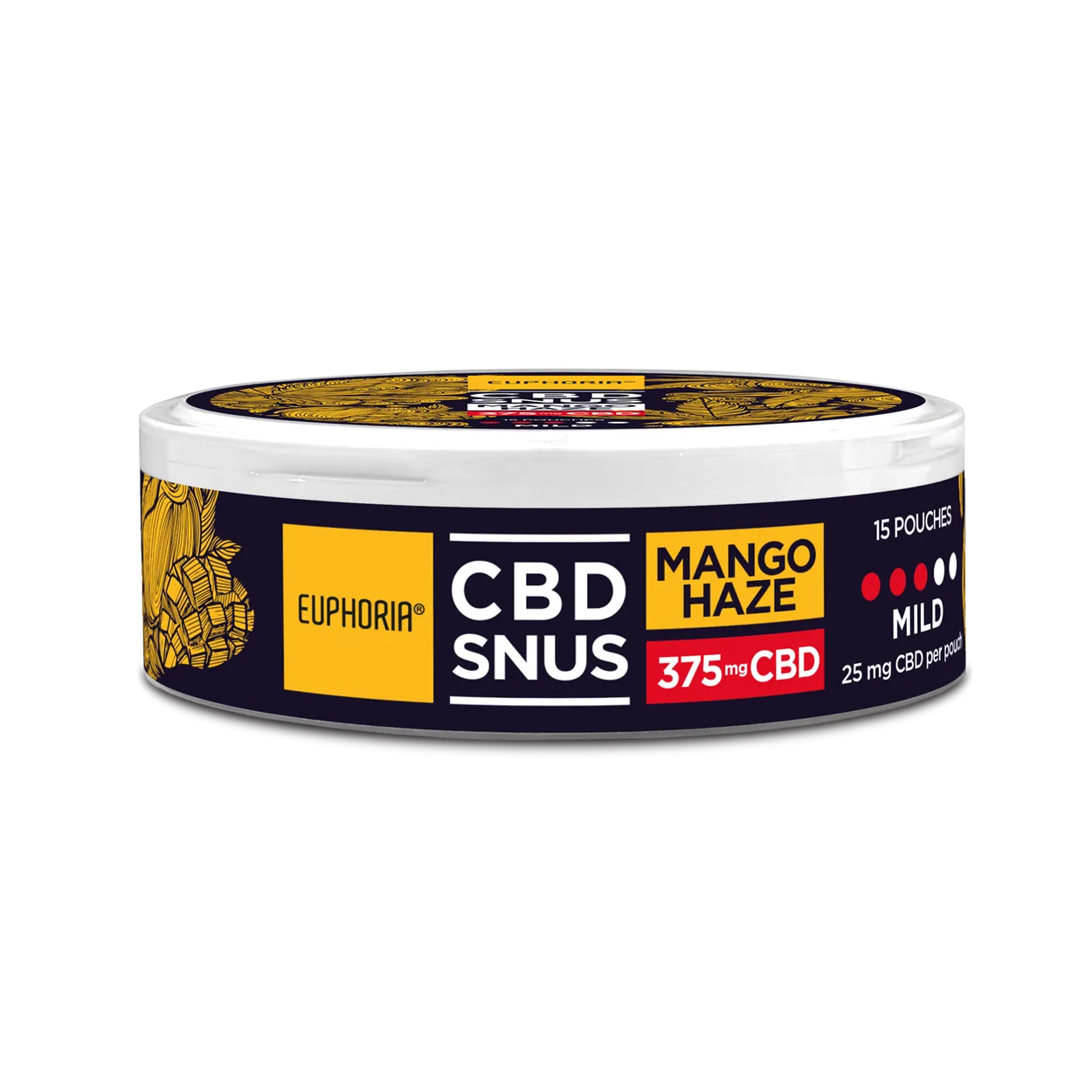 Euphoria Mango Haze - CBD Паучове 15x25mg