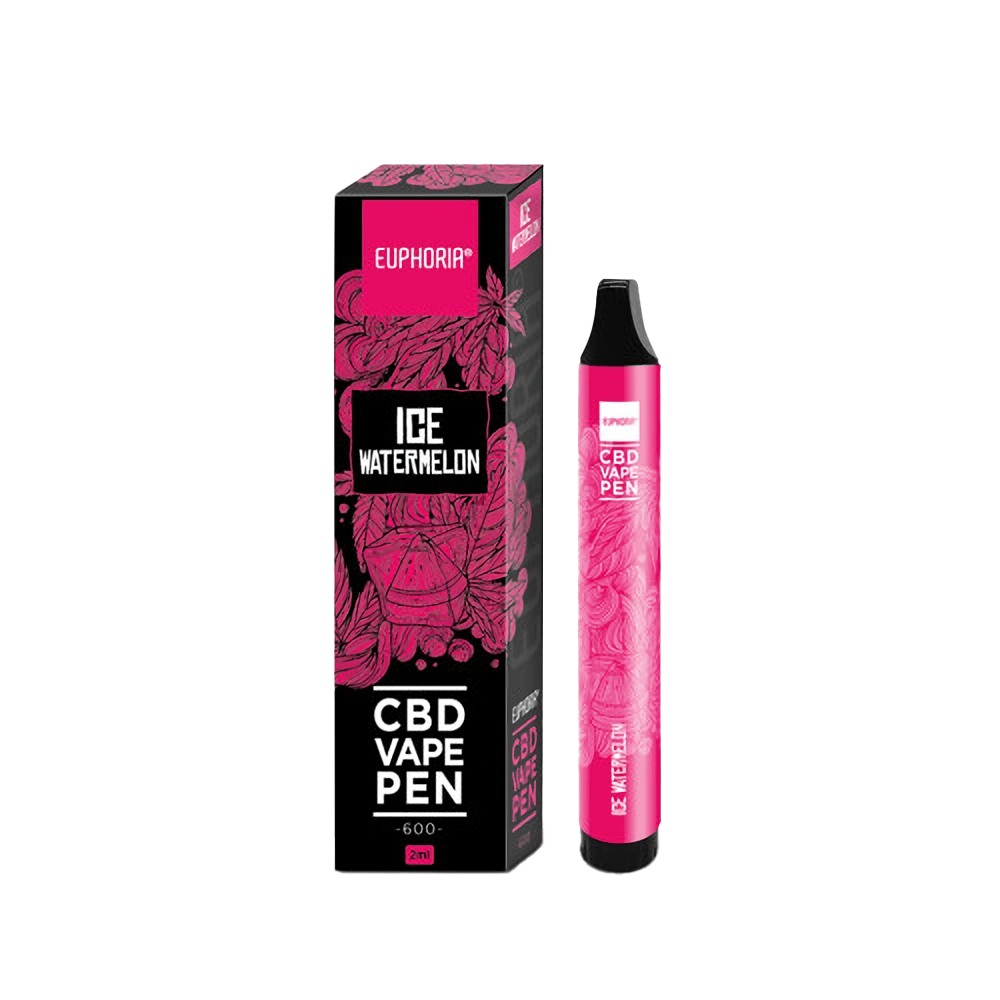 Euphoria Ice Watermelon - Еднократен CBD Вейп