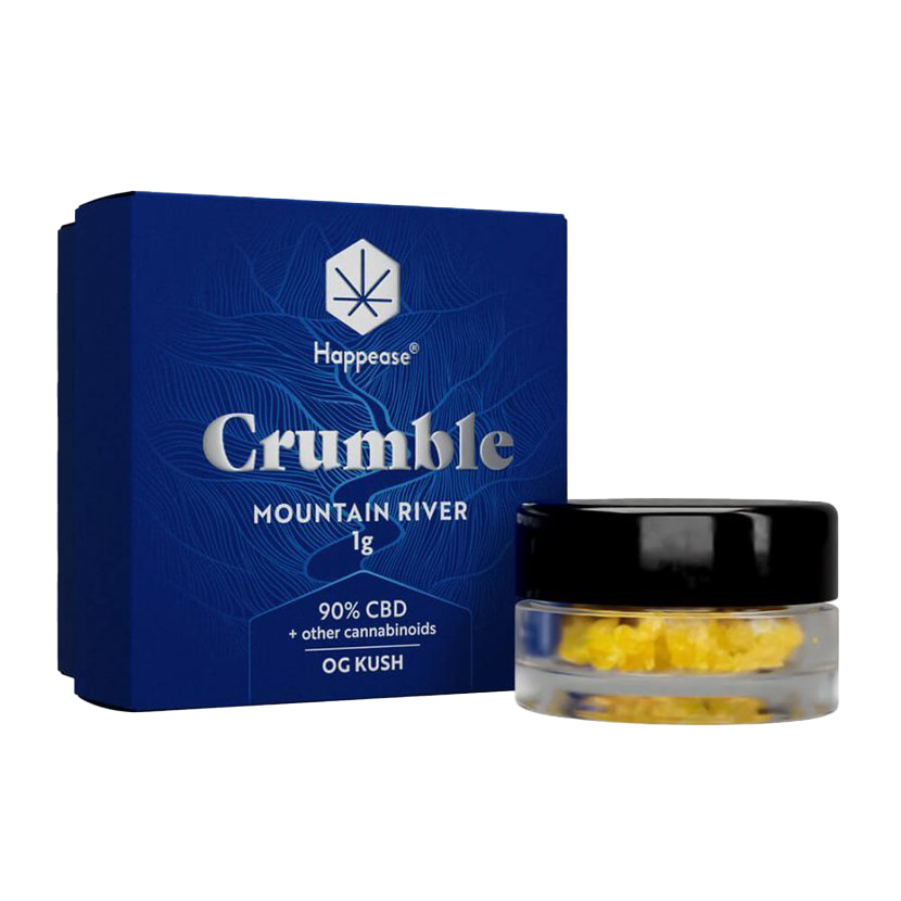 Happease - Екстракт Mountain River Кръмбъл, 90% CBD, 1гр