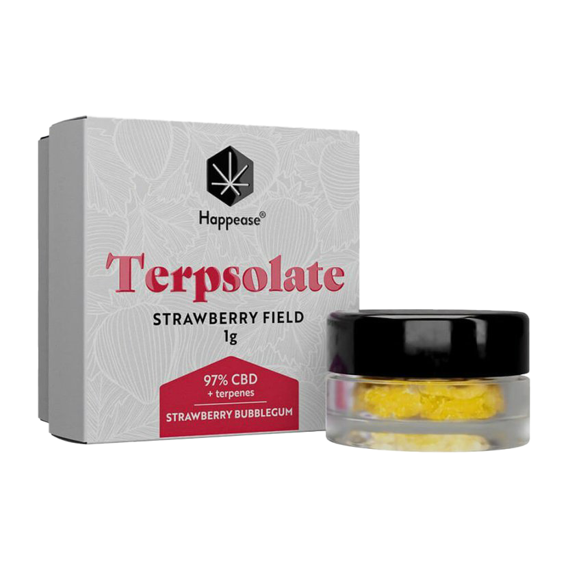 Happease - Екстракт Straweberry Field Терпсолат, 97% CBD, 1гр