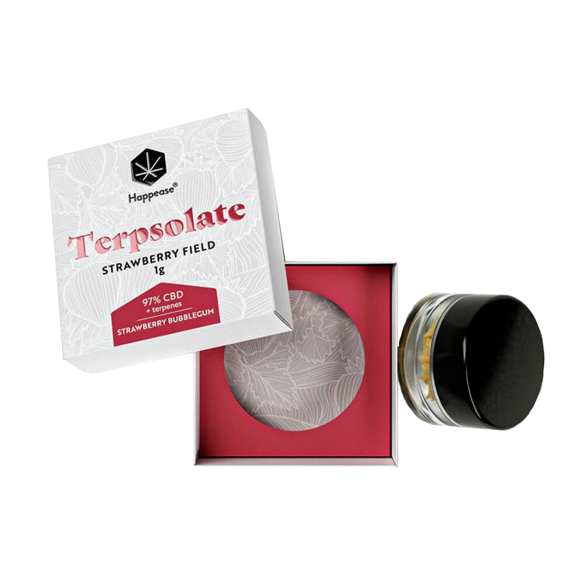 Happease - Екстракт Straweberry Field Терпсолат, 97% CBD, 1гр