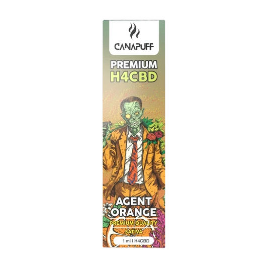 CanaPuff Agent Orange - Еднократен H4CBD Вейп, 1мл
