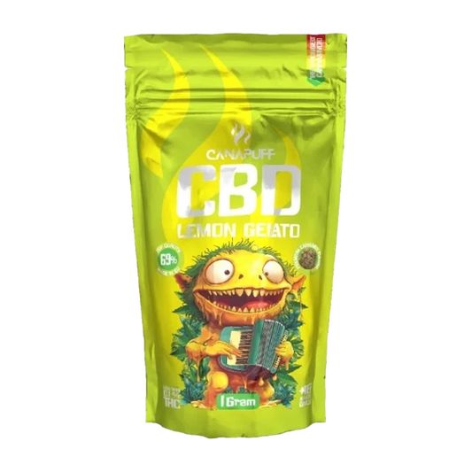 CanaPuff Lemon Gelato - Чай от CBD Цветя