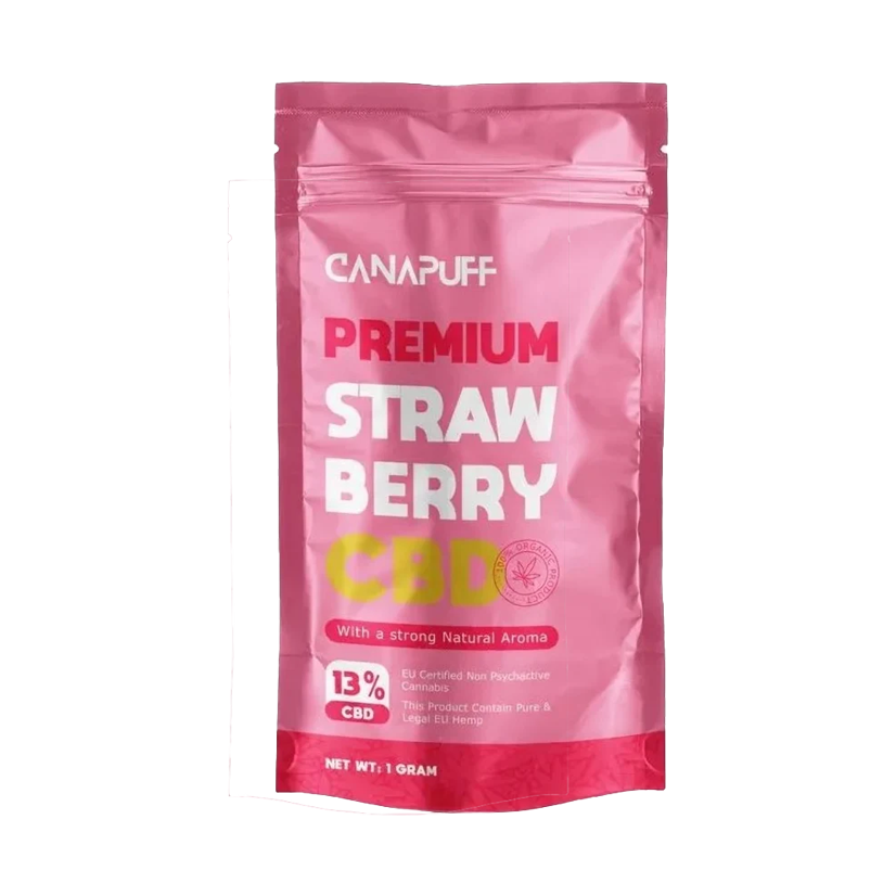 CanaPuff Strawberry - Чай от CBD Цветя