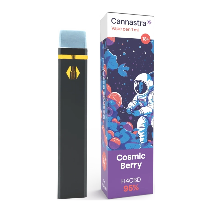 Cannastra Cosmic Berry - Еднократен H4CBD Вейп, 1 мл