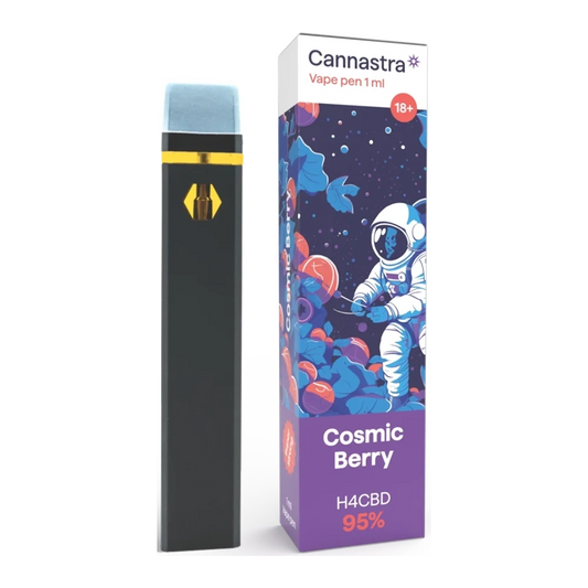 Cannastra Cosmic Berry - Еднократен H4CBD Вейп, 1 мл