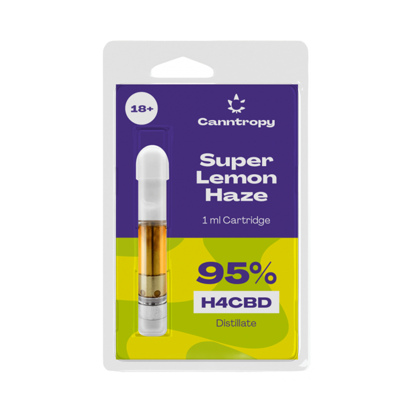 Canntropy Super Lemon Haze - H4CBD Вейп Пълнител, 1мл