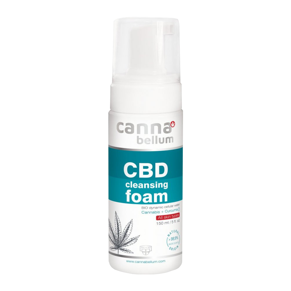 CBD пяна за почистване на лице