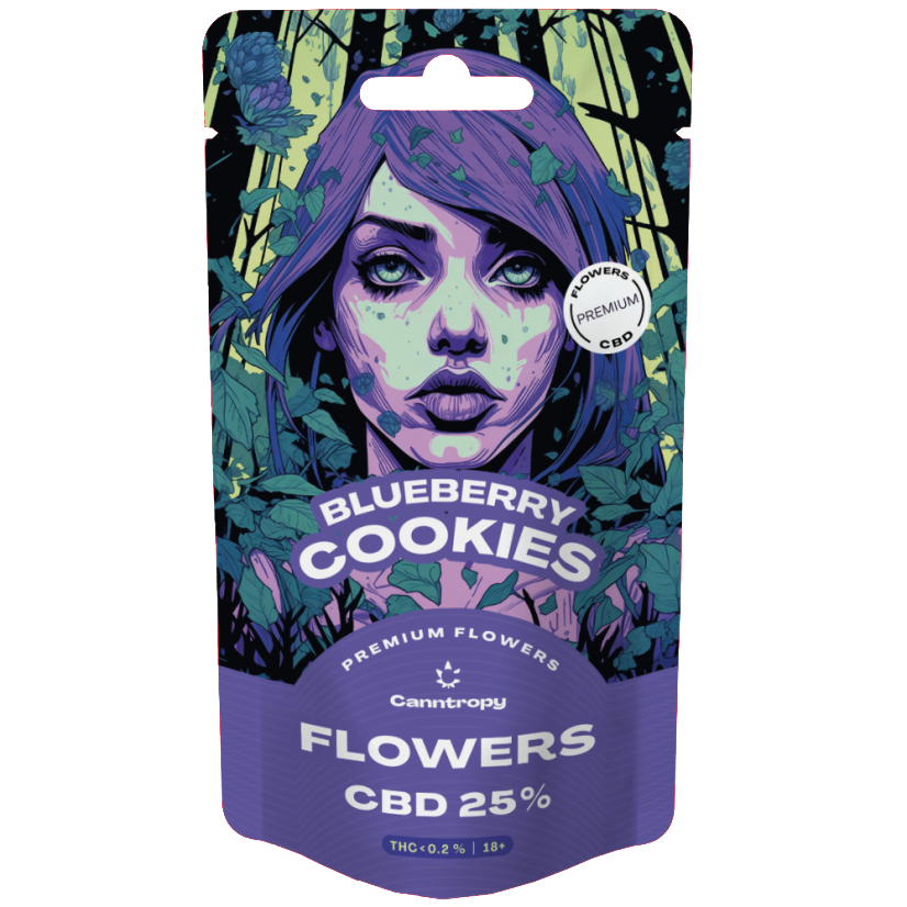 Canntropy Blueberry Cookies - Чай от CBD Цветя
