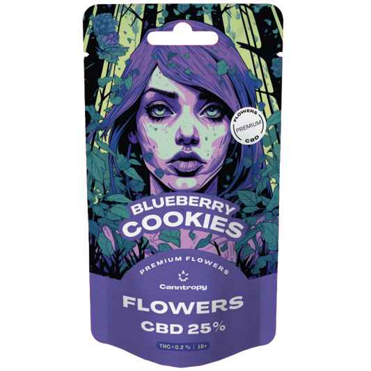 Canntropy Blueberry Cookies - Чай от CBD Цветя