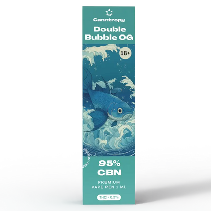 Canntropy Double Bubble OG - Еднократен CBN Вейп 1мл
