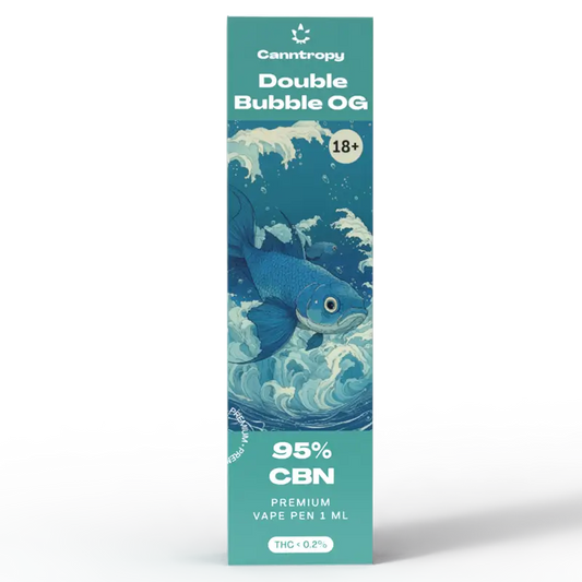 Canntropy Double Bubble OG - Еднократен CBN Вейп 1мл