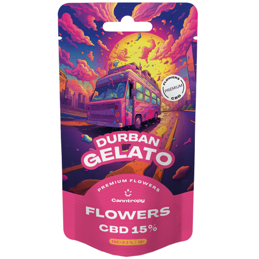 Canntropy Durban Gelato - Чай от CBD Цветя