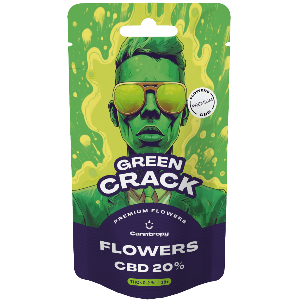 Canntropy Green Crack - Чай от CBD Цветя