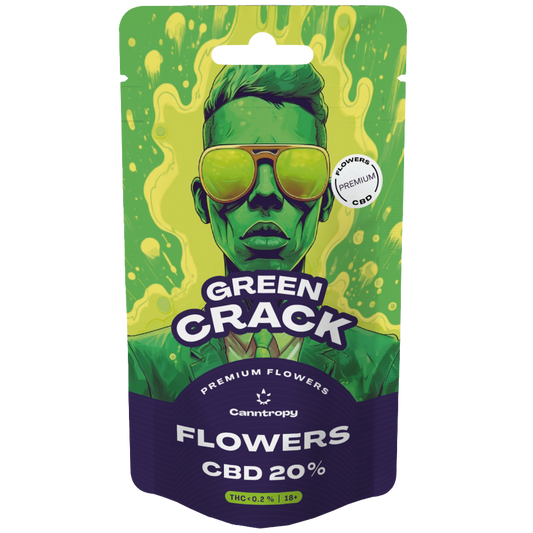 Canntropy Green Crack - Чай от CBD Цветя