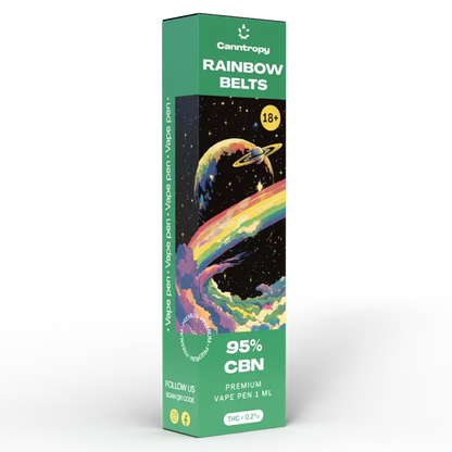 Canntropy Rainbow Belts - Еднократен CBN Вейп 1мл