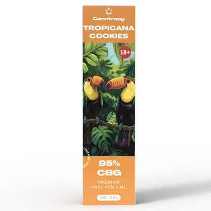 Canntropy Tropicana Cookies - Еднократен CBG Вейп 1мл