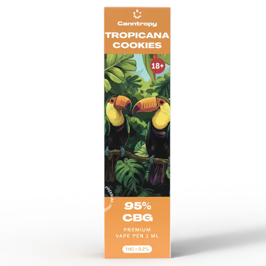 Canntropy Tropicana Cookies - Еднократен CBG Вейп 1мл