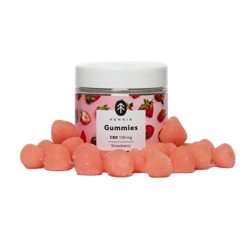 Hemnia - CBD Желирани Бонбони Ягода 20x5mg